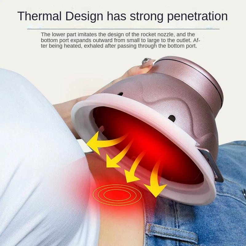 Portable Moxibustion Box For Waist & Abdomen Pink