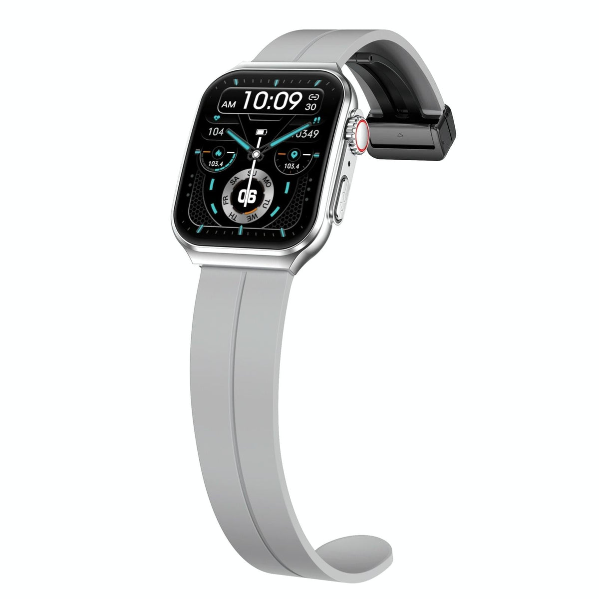 1.96 Inch Bt Call / Heart Rate / Blood Pressure / Blood Oxygen - Black