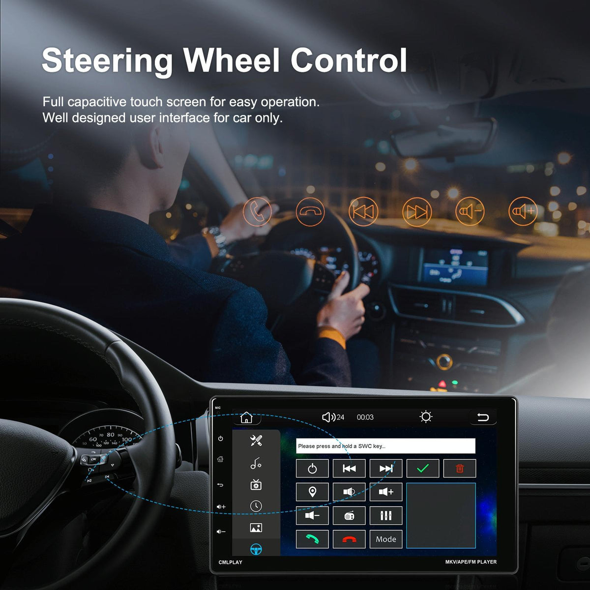 9 Inch Android Carplay Mp5 Player With Wireless Reversing Camera Standard