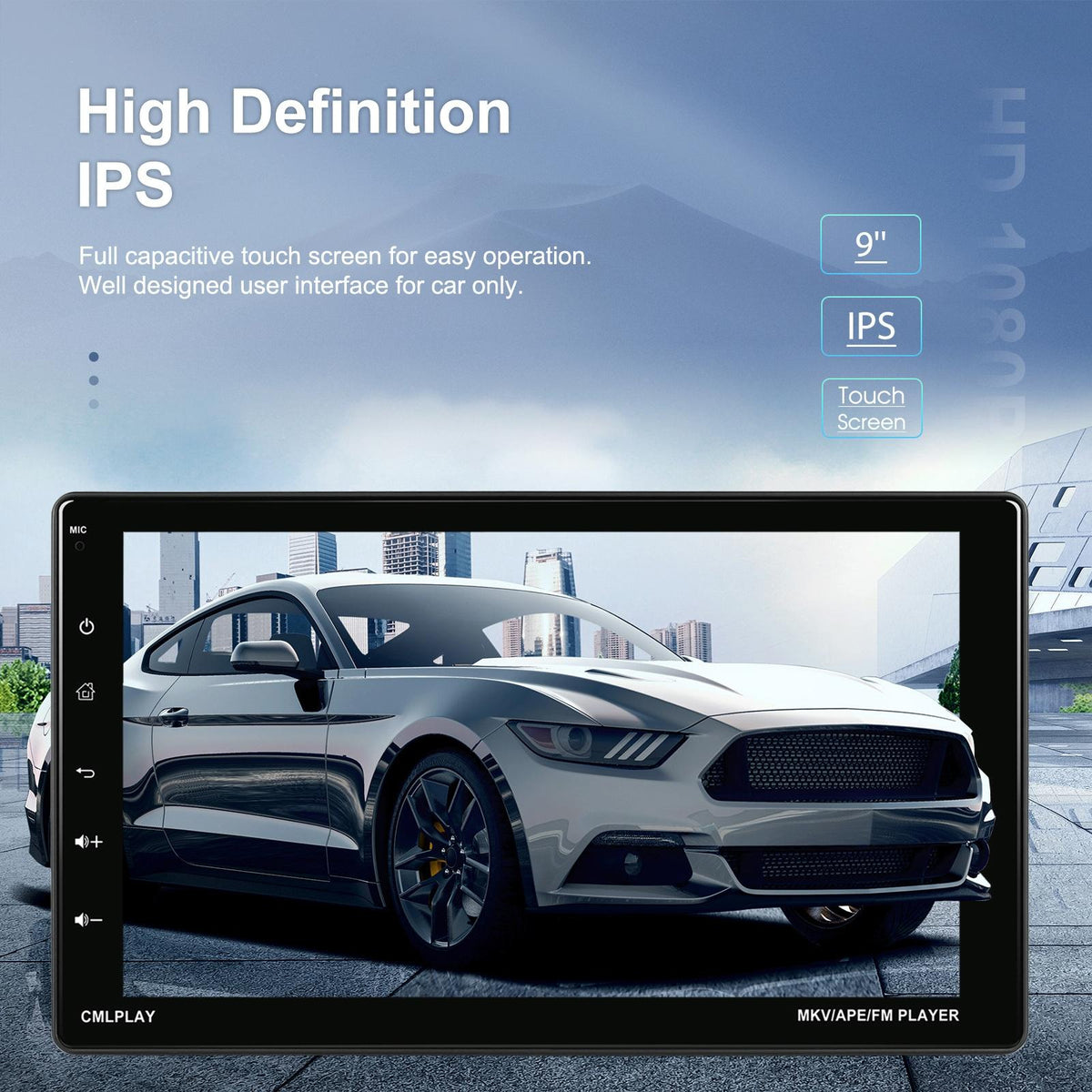 9 Inch Android Carplay Mp5 Player With Wireless Reversing Camera Standard