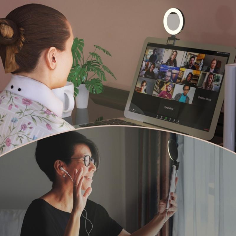 Portable Skin Rejuvenation Beauty Filler for Mobile Phones - Black