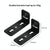Non-slip Wall Bracket for Long Strip Speakers - Black
