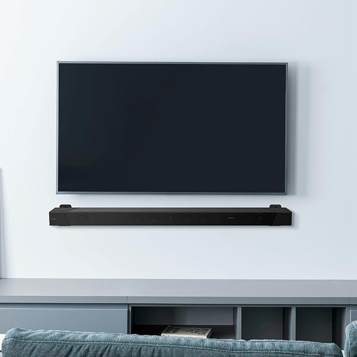 Non-slip Wall Bracket for Long Strip Speakers - Black