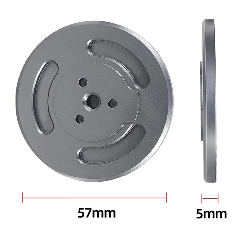 Universal Magnetic Phone Holder for Tripod and Magic Arm - Titanium Color