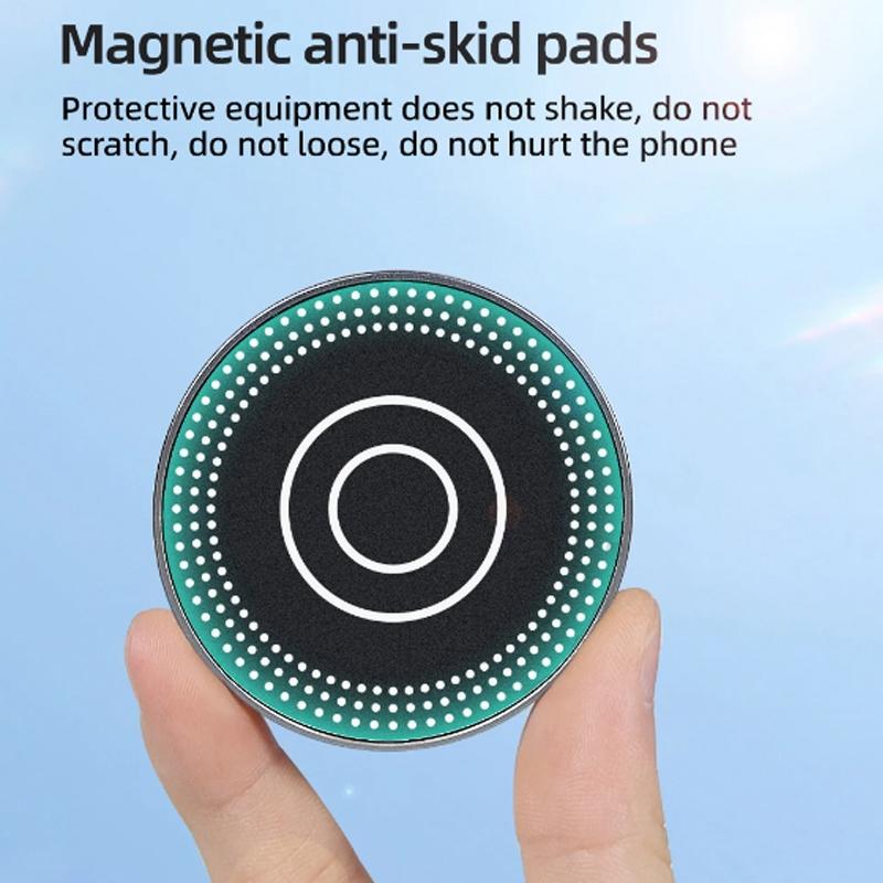 Universal Magnetic Phone Holder for Tripod and Magic Arm - Titanium Color