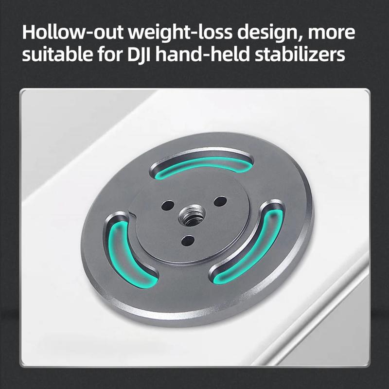 Universal Magnetic Phone Holder for Tripod and Magic Arm - Titanium Color