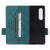 For Samsung Galaxy Z Fold4 5G Leather Flip Case With Magnetic Clasp - Black