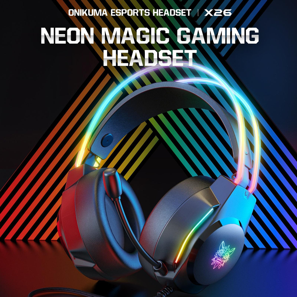 Rgb Wired Gaming Headset With Usb+3.5Mm - Pink