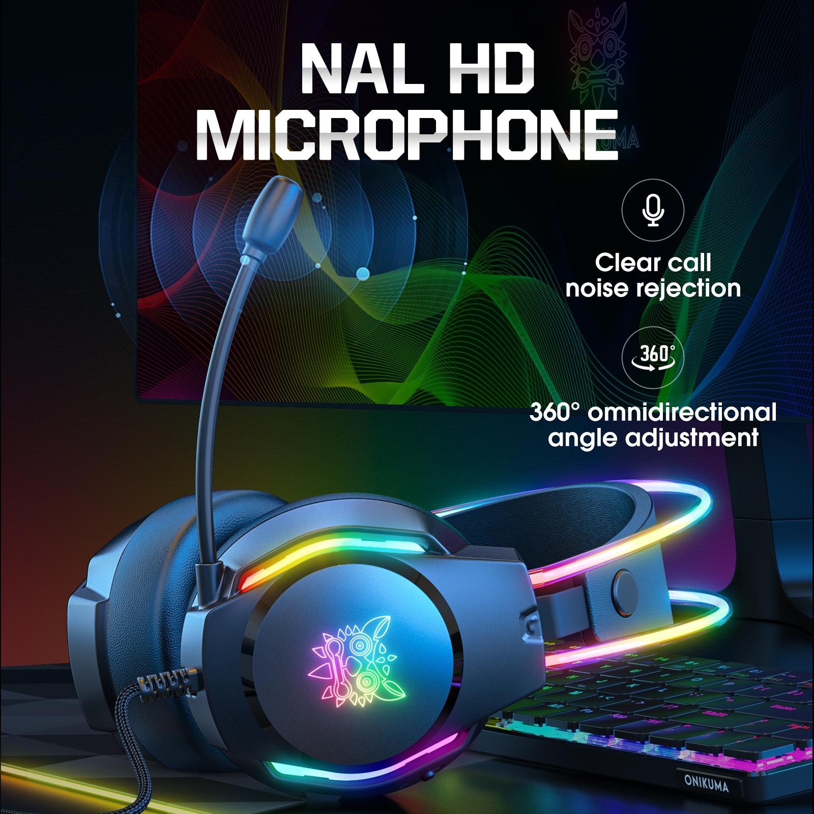 Rgb Wired Gaming Headset With Usb+3.5Mm - Pink