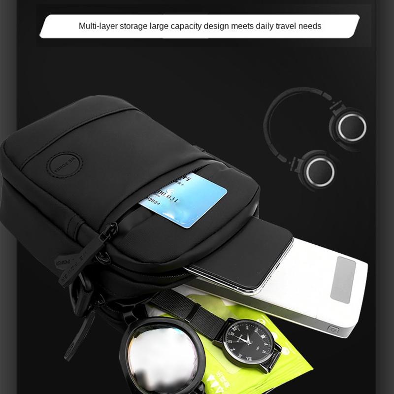 Small Shoulder Bag For Multi Functional Mobile Phones Compact & Versatile - Black