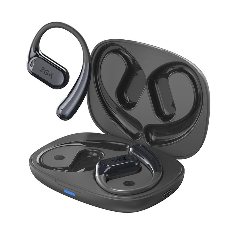 Wireless Bluetooth Earphone Ear-Mounted - Black