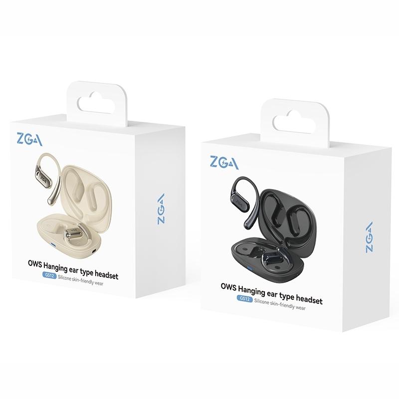 Wireless Bluetooth Earphone Ear-Mounted - Black
