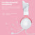 Adjustable Led Gaming Headset With Mic White Pink