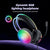 Rgb Wired Gaming Headset 2.2M Cable Black