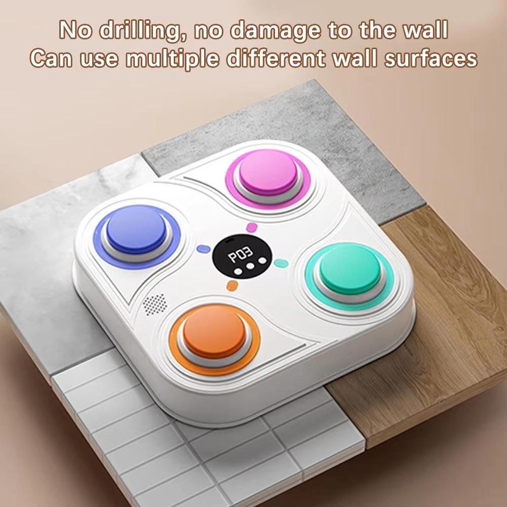 Bluetooth Music Display Boxing Target Toy For Children - Digital & Smart - White