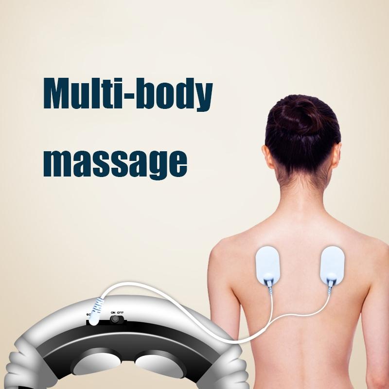 Rechargeable Neck Massager With Hot Compression Electric Pulse Therapy For Neck Pain Relief