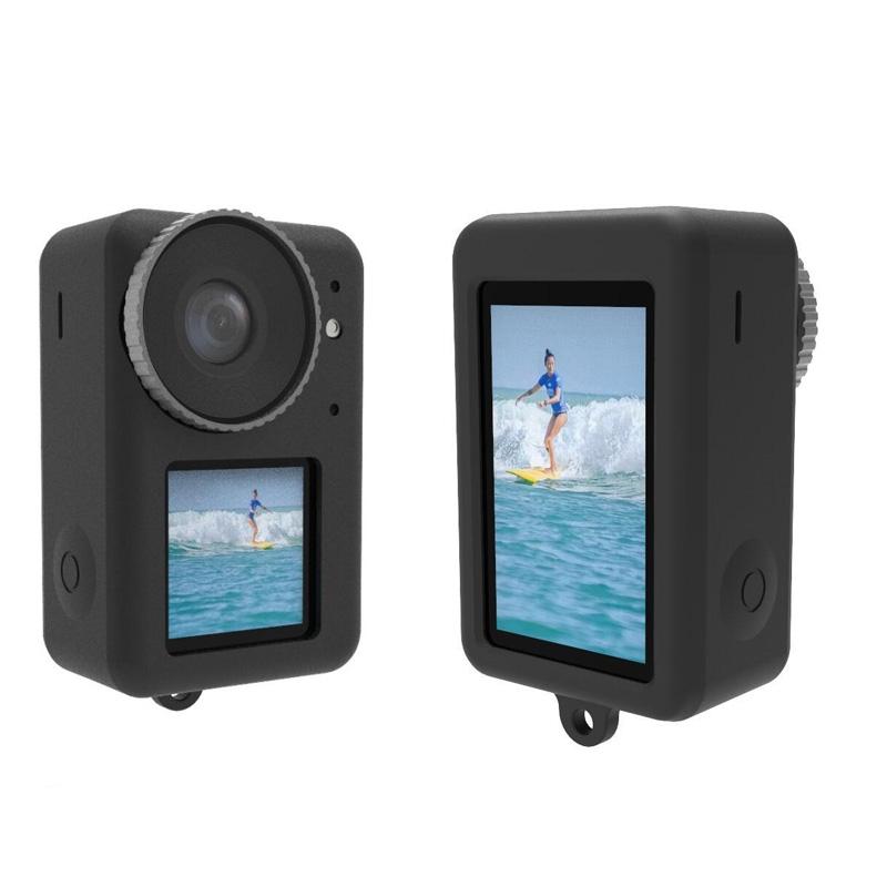 Protective Silicone Case with Lens Cap for Dji Action 3 - Black