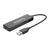 4-Port Usb 2.0 Hub Converter Black