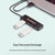 4-Port Usb 2.0 Hub Converter Black