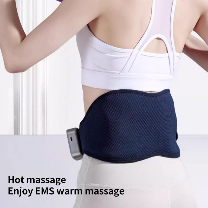 Hot Compress Waist Massager For Period Pain Relief Navy Blue