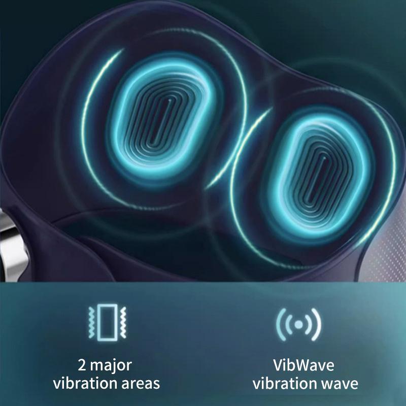 Hot Compress Waist Massager For Period Pain Relief Navy Blue