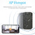 180 Degree Mini Wifi Camera With Back Clip - Black