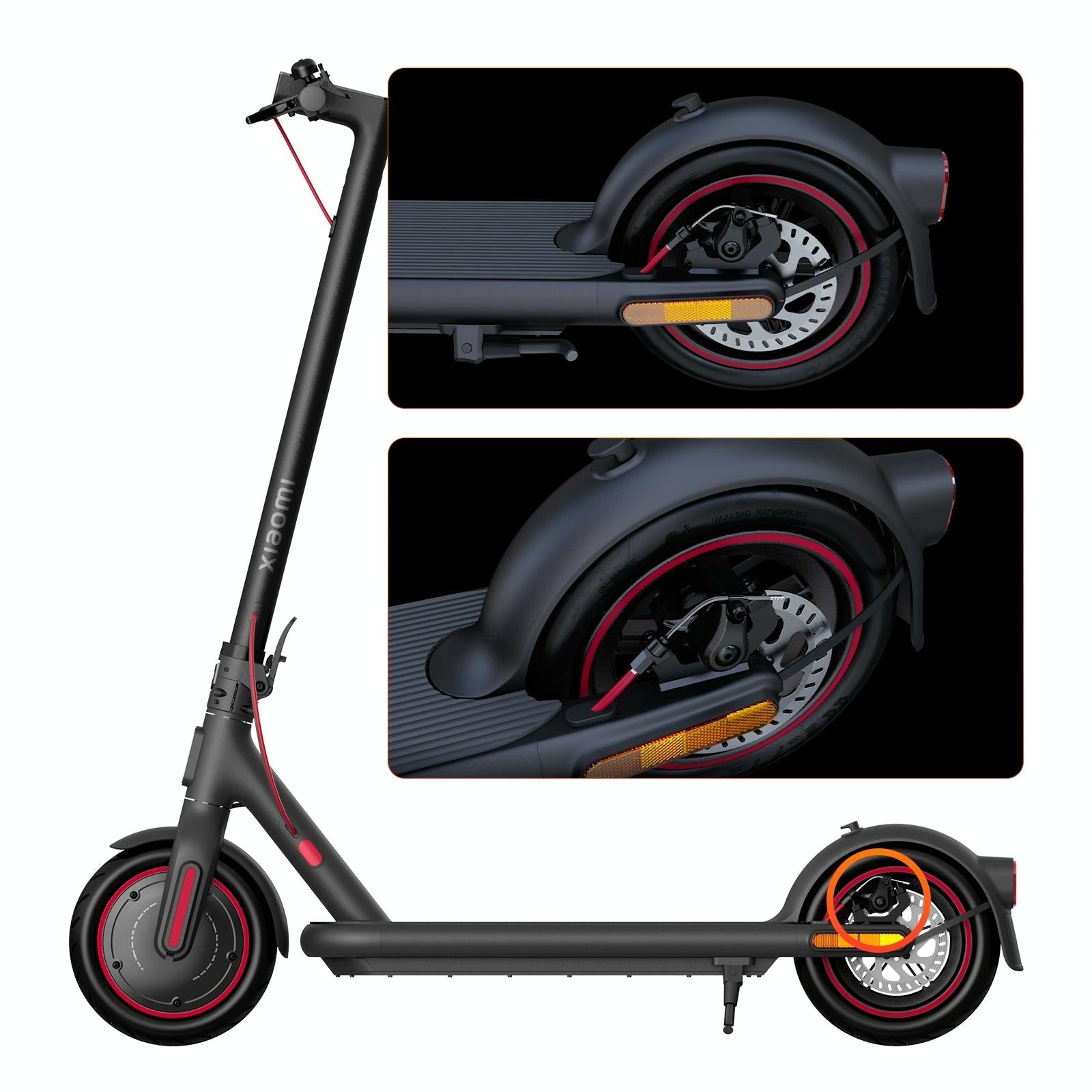Xiaomi Electric Scooter Rear Disc Brake Calipers - Black - Black