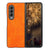 For Samsung Galaxy Z Fold4 5G Two Tone Litchi Pu Case - Slim & Stylish - Black
