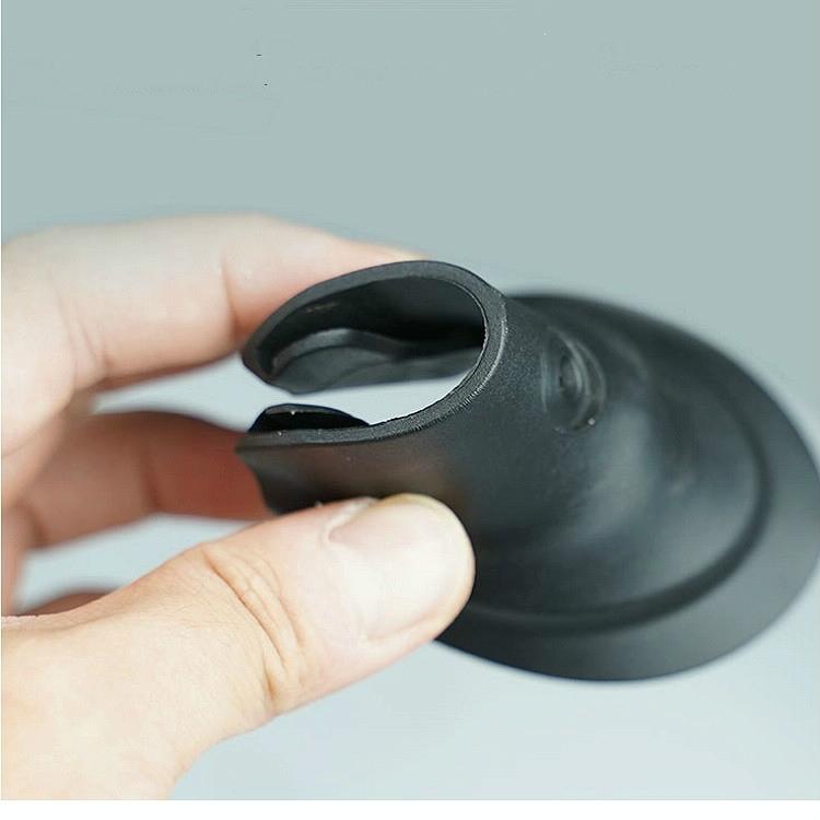 Universal Fishtail Rubber Fender for Xiaomi M365 / M365 Pro Electric Scooter - 1 Pair