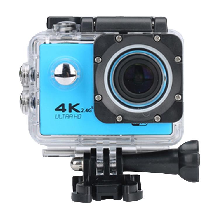 Waterproof 4k Action Camera for Cycling and Diving - Black