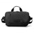 3 Point Strap Men Cycling Chest Bag Anti Sway Design - Black