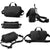 3 Point Strap Men Cycling Chest Bag Anti Sway Design - Black