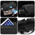 3 Point Strap Men Cycling Chest Bag Anti Sway Design - Black