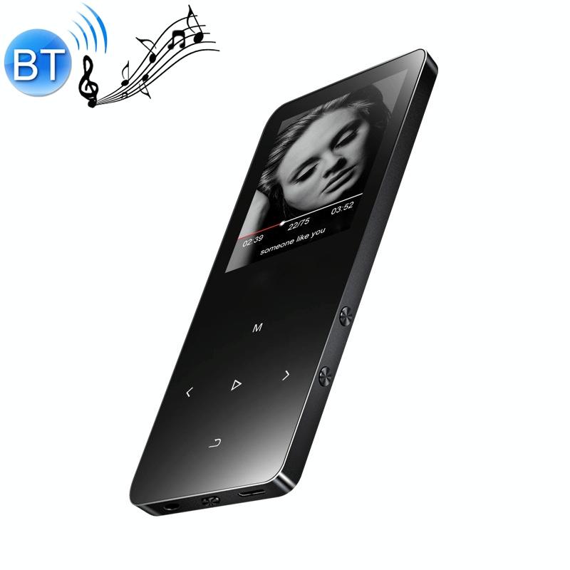 1.8 Inch Metal Bluetooth Mp3 / Mp4 Player With Touch Screen 8Gb - 8Gb Black