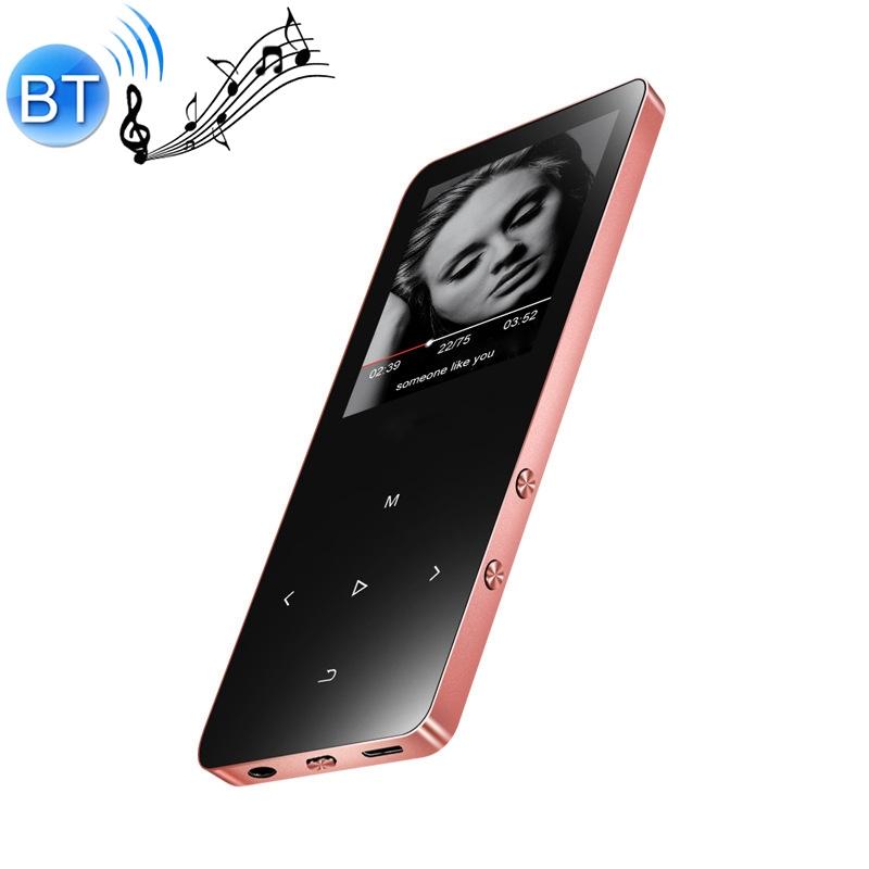 1.8 Inch Metal Bluetooth Mp3 / Mp4 Player With Touch Screen 8Gb - 8Gb Black