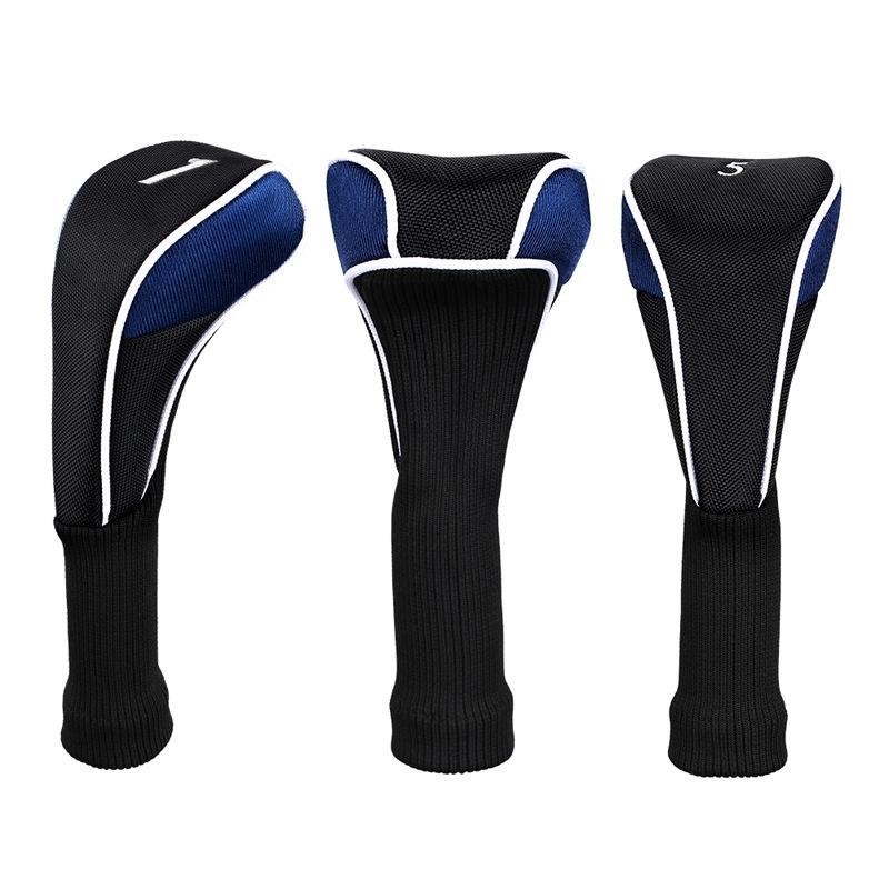 3-in-1 Golf Club Cover Set - No.1 No.3 No.5 - Blue