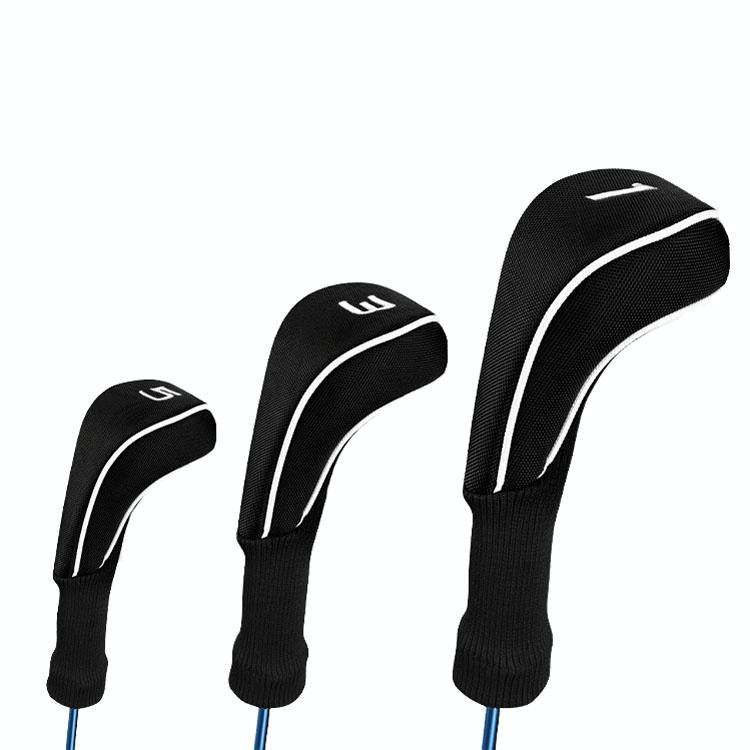 3-in-1 Golf Club Cover Set - No.1 No.3 No.5 - Blue