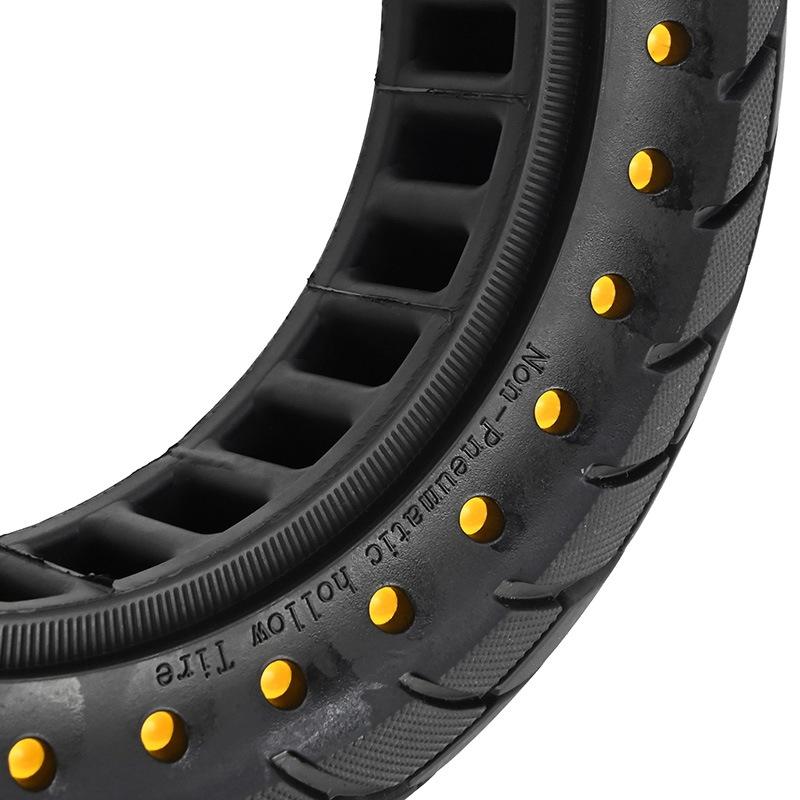 10x2.5 Inflatable Honeycomb Solid Run-flat Tire for Electric Scooter - Blue - 44Mm Slot Blue