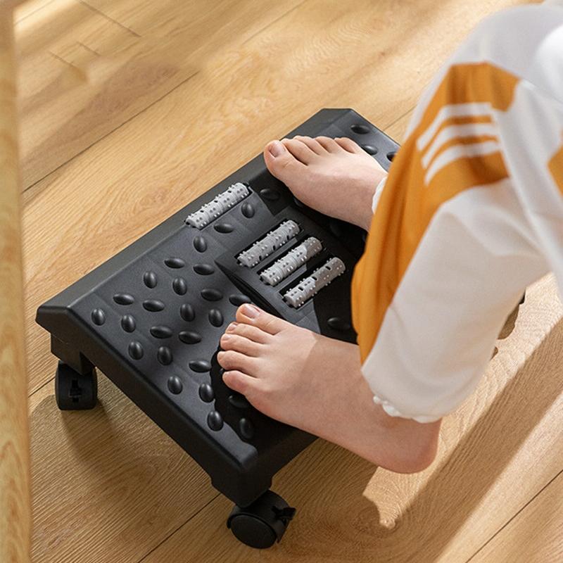 360 Swivel Footrest For Under Desk Black