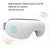 Intelligent Wireless Eye Massager With Vibration & Hot Compress White