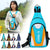 Multifunctional Crossbody Backpack For Outdoor Adventures - Dark Blue And Purple