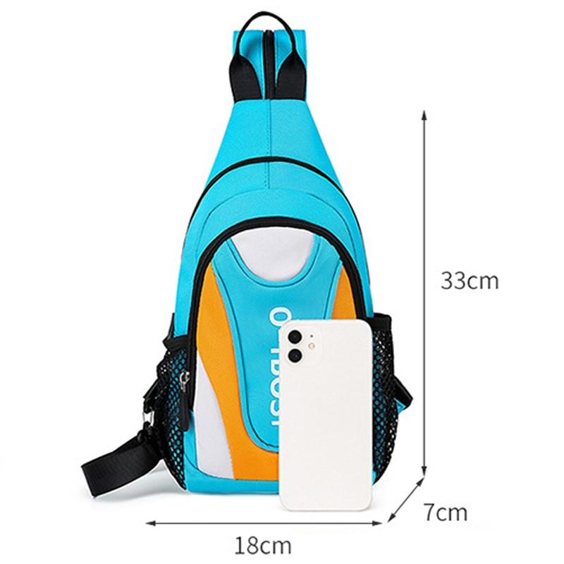 Multifunctional Crossbody Backpack For Outdoor Adventures - Dark Blue And Purple