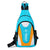 Multifunctional Crossbody Backpack For Outdoor Adventures - Dark Blue And Purple