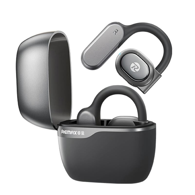 Wireless Openbuds Air Earphones - Conduction Music - Black