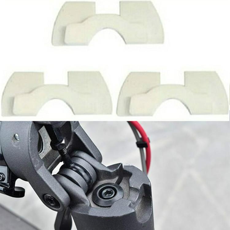3-piece Shockproof Rubber Dampers for Xiaomi M365 Scooter - Black