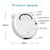 Smart 3-in-1 Robot Vacuum with Wet / Dry Mopping - Rechargeable & Auto Cleaning - Black - White