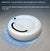 Smart 3-in-1 Robot Vacuum with Wet / Dry Mopping - Rechargeable & Auto Cleaning - Black - White