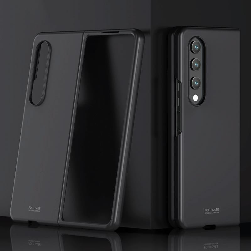 For Samsung Galaxy Z Fold4 5G Shockproof Skin - Breathable &amp; Protective - Black