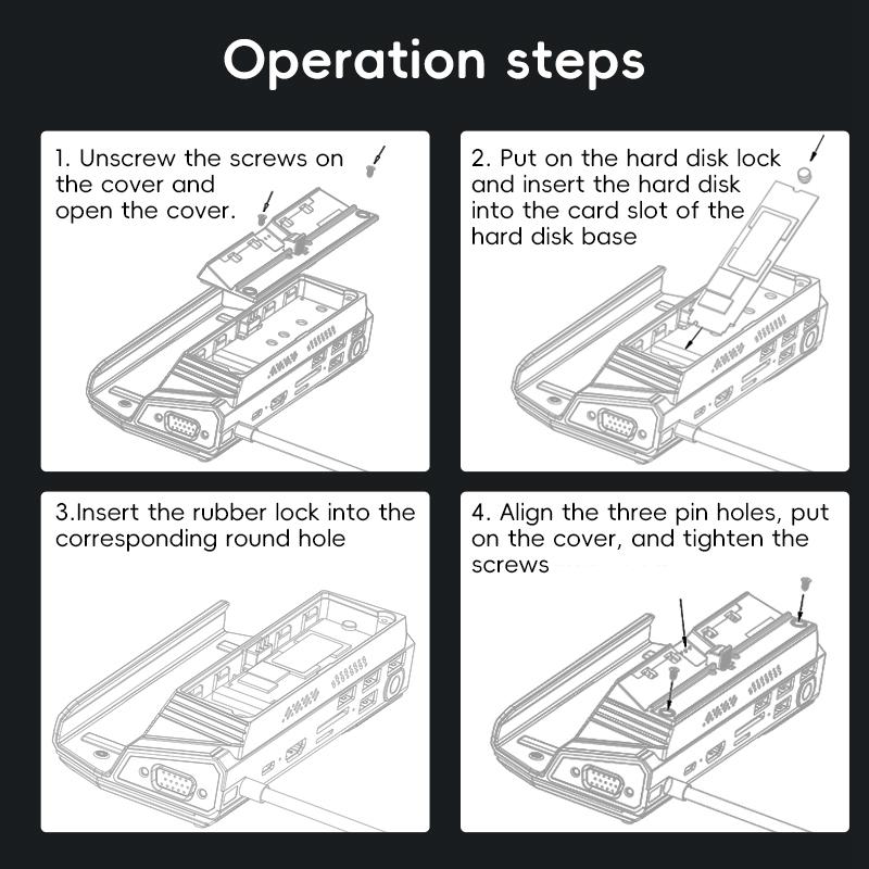 10-In-1 Usb-C Gaming Dock With Detachable Fan - Blue / Black