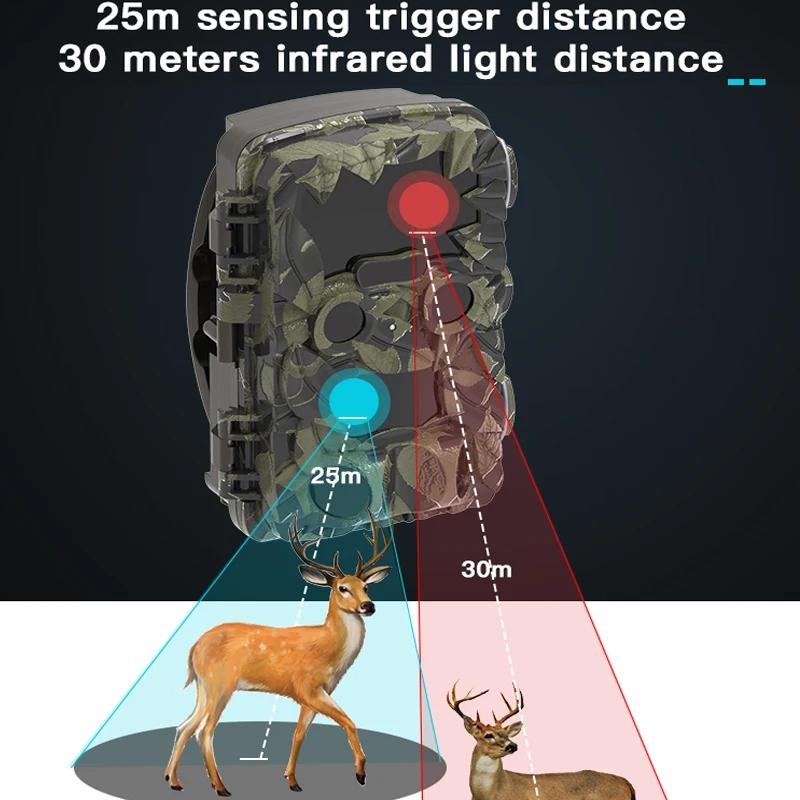 Outdoor Camouflage Dual Lens Infrared Camera with 4k Resolution and Night Vision